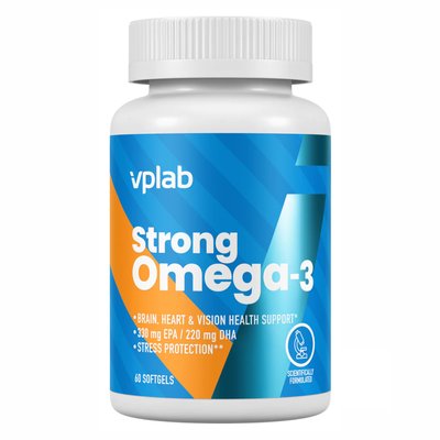 Strong Omega 3 - 60 softgels 2022-10-0279 фото