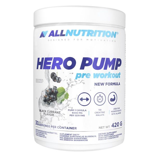 Hero Pump Pre Workout - 420g Grapefruit 100-88-9437562-20 фото