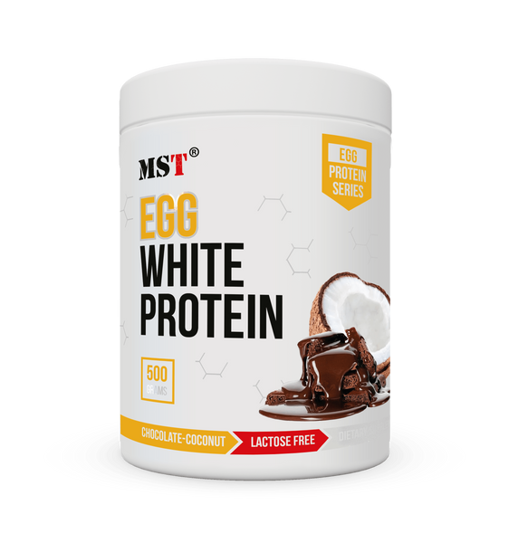 Протеїн MST EGG White Protein 500г. шоколад кокос 00072 фото