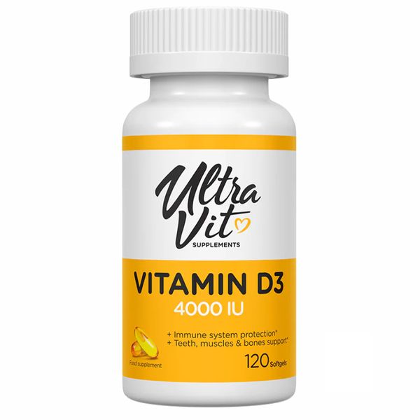 Vitamin D3 4000IU - 120 softgels 2022-10-2902 фото