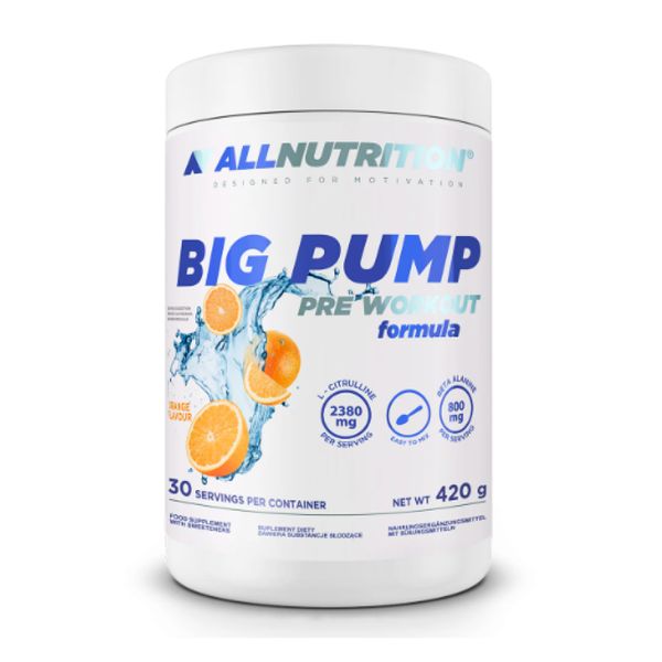 Big Pump Pre Workaut Formula - 420g Orange 2022-09-0474 фото