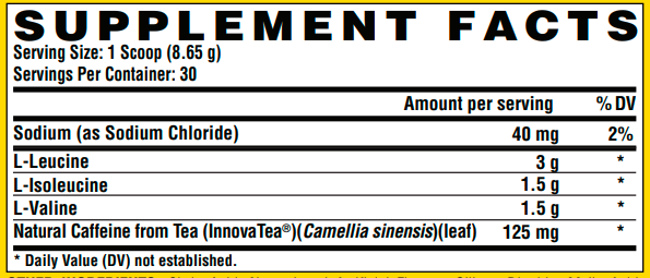 Lipo-6 BCAA Intense - 30srv Fruit Punch 2022-09-0003 фото