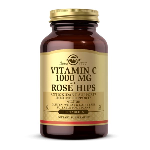 Vitamin C W/Rose Hip 1000 mg - 100 tab 100-52-7624860-20 фото