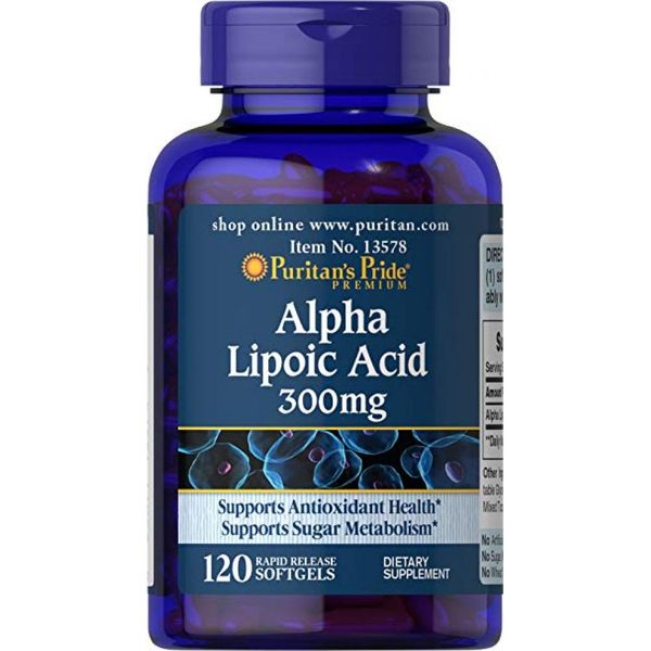 Alpha Lipoic Acid 300mg - 60caps 100-46-3230329-20 фото