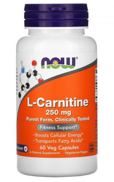 L-Carnitine 250 mg purest form - 60 caps 2022-10-1398 фото