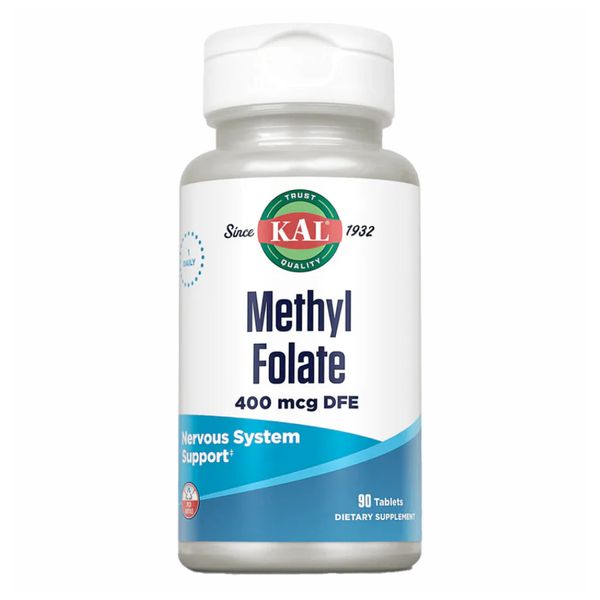 Methyl Folate 400mcg - 90 tabs 2022-10-1014 фото