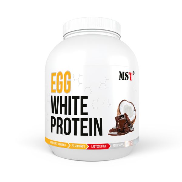 Протеїн MST EGG White Protein 1800г. шоколад кокос 00072 фото