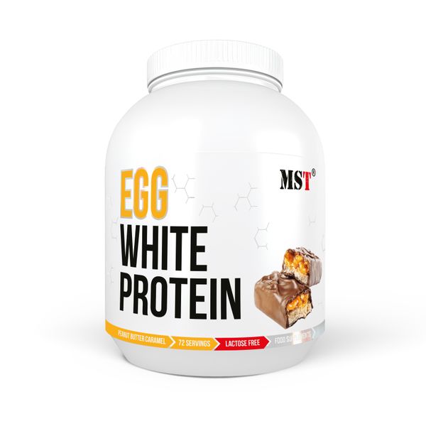 Протеїн MST EGG White Protein 1800г. арахісове масло 00072 фото