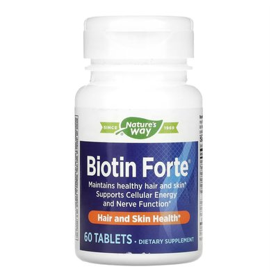 Biotin Forte 5 mg - 60 tabs 2022-10-1067 фото