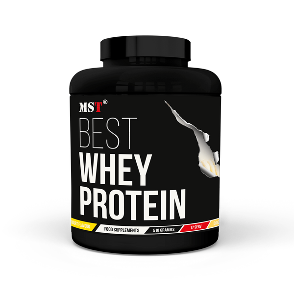 Протеїн MST BEST Whey Protein + Enzyme 510 г. банановий йогурт 0007 фото