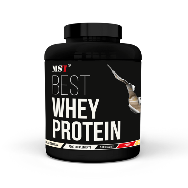 Протеїн MST BEST Whey Protein + Enzyme 510 г. ванільне морозиво 0008 фото