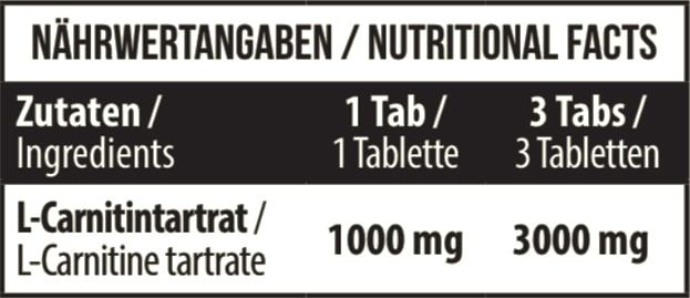 Жироспалювач MST L-Carnitine 1000 mg 00088 фото