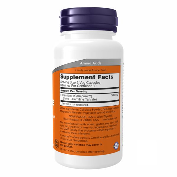 L-Carnitine 250mg - 60 vcaps 2022-10-1398 фото