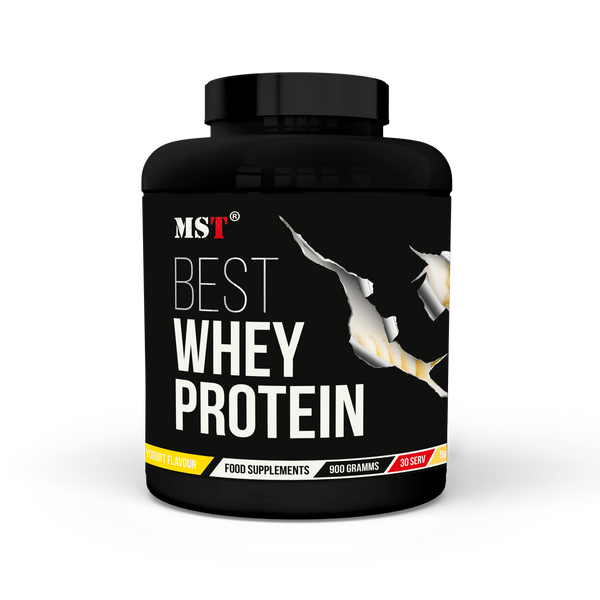 Протеїн MST BEST Whey Protein + Enzyme 900 г. банановий йогурт 0010 фото