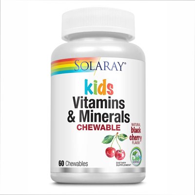 Children's Vitamins & Minerals Chewable - 60 vcaps Black Cherry 100-80-9417810-20 фото