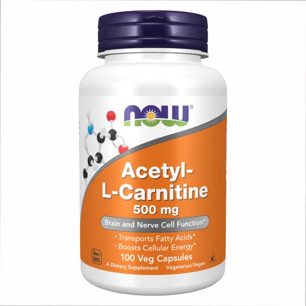 Acetyl L-Carnitine 500mg - 100 vcaps 100-58-5578635-20 фото