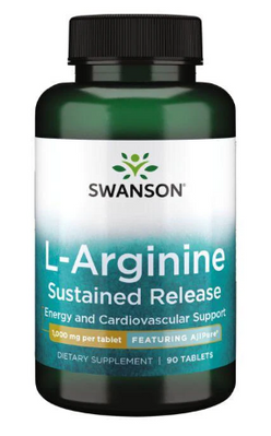 L-Arginine 1000 mg - 90 Caps 100-18-5230944-20 фото