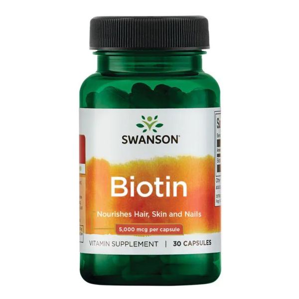 Biotin 5000mcg - 30 caps 2022-10-2787 фото