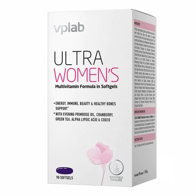 Ultra Women's Multivitamin - 90 softgels 2022-10-1449 фото