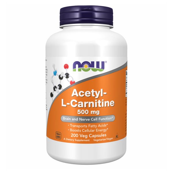 Acetyl L-Carnitine 500mg - 200 vcaps 100-58-5578635-20 фото