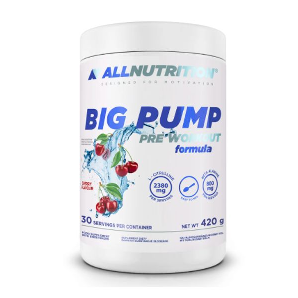 Big Pump Pre Workaut Formula - 420g Cherry 2022-09-0474 фото