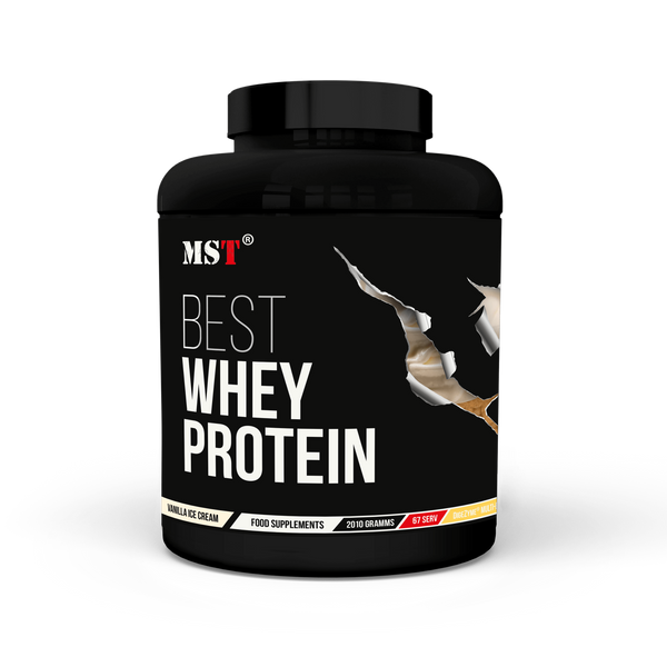 Протеїн MST BEST Whey Protein + Enzyme 2010г. ванільне морозиво 00014 фото