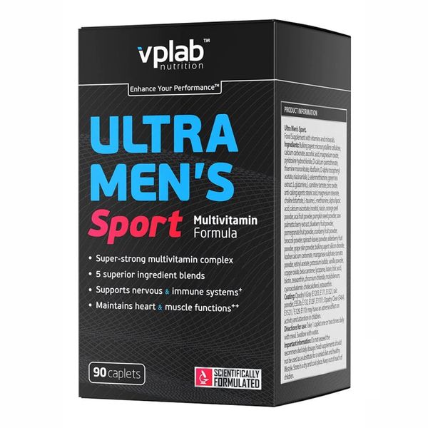 Ultra Men's Sport Multivitamin - 90 caps 2022-10-1447 фото